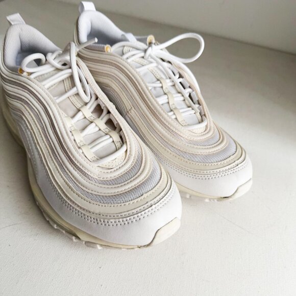 Nike AirMax 97 Running Shoes Sneakers In White 9.5 - Picture 4 of 6